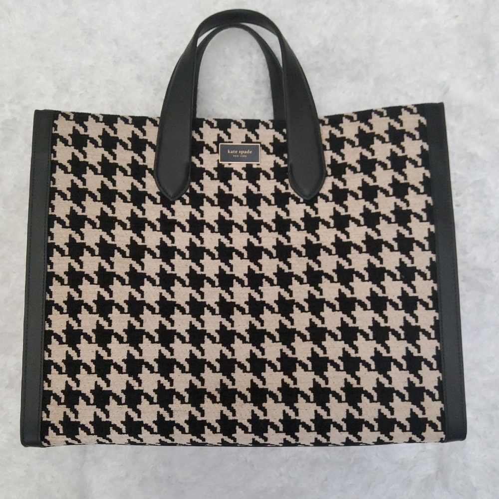 Kate Spade Houndstooth Tote